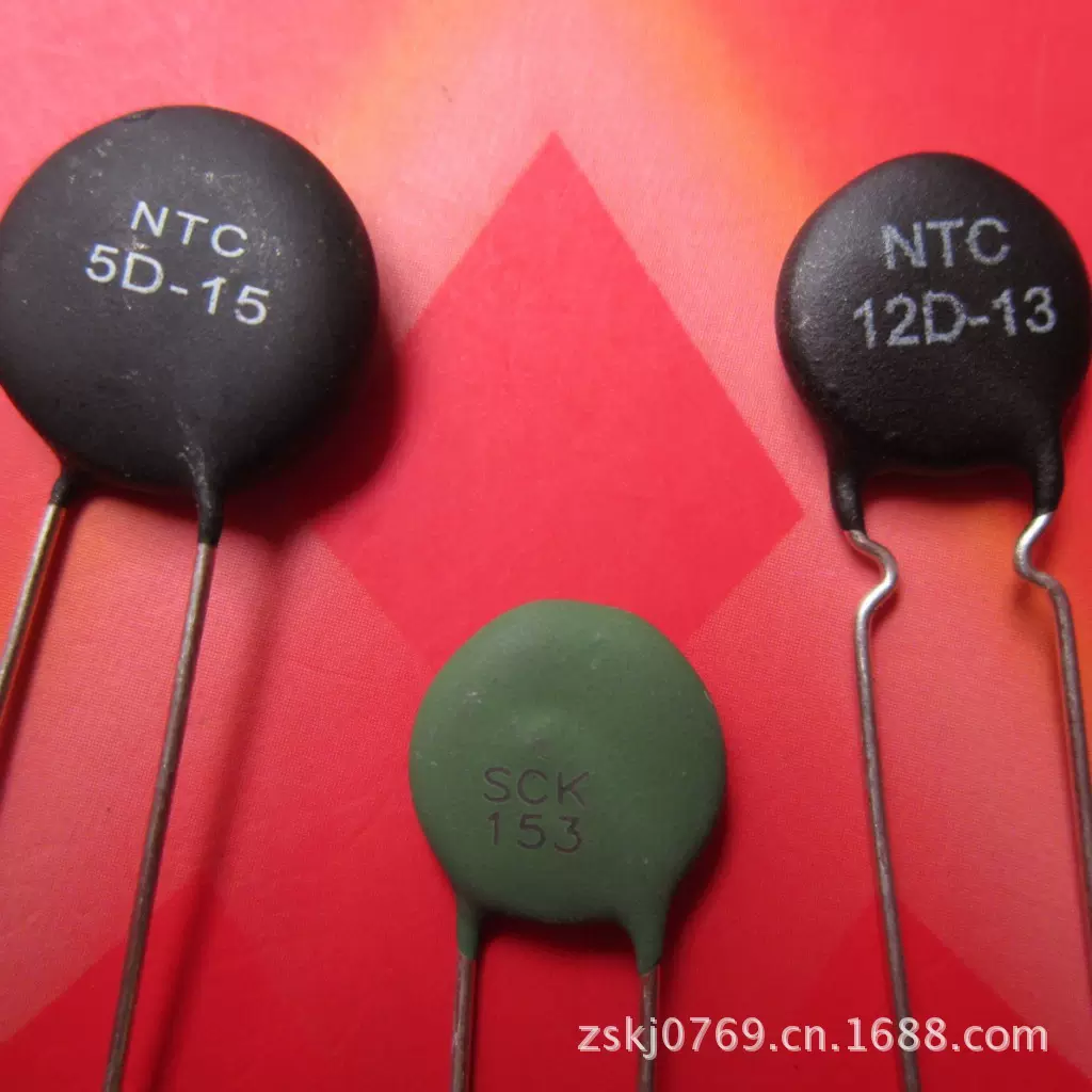 直销热敏电阻5D 9D 11D 20D全系列NTC元器件传感器阻容精密