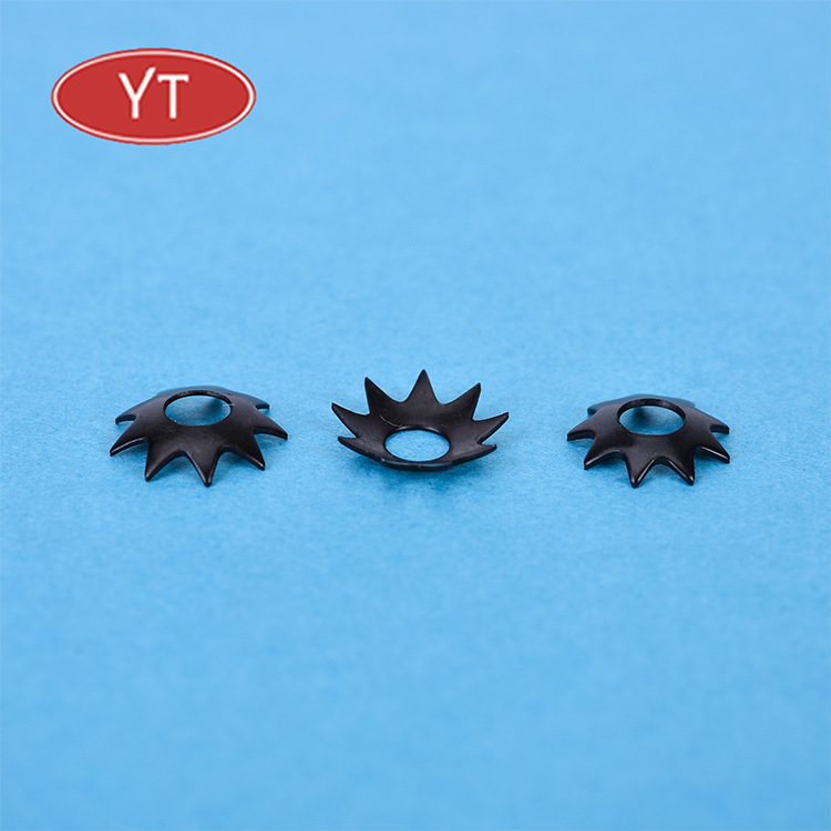 专业生产家私配件非标卡簧档圈五金配件件梅花型紧固件
