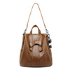 Trend backpack, summer shoulder bag, fashionable cute travel bag with bow, anti-theft, Korean style