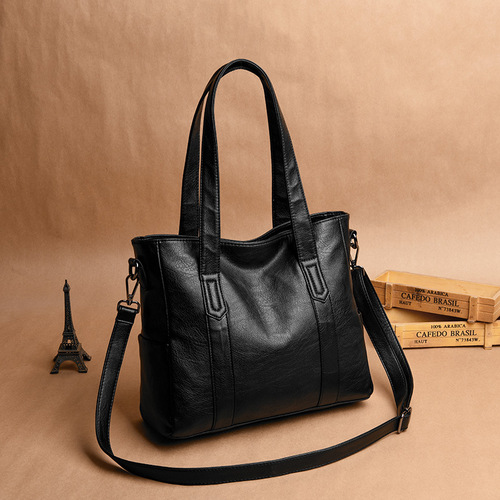 Cross-border bag women's bag new style  middle-aged mother commuting large capacity tote bag trendy armpit bag shoulder bag