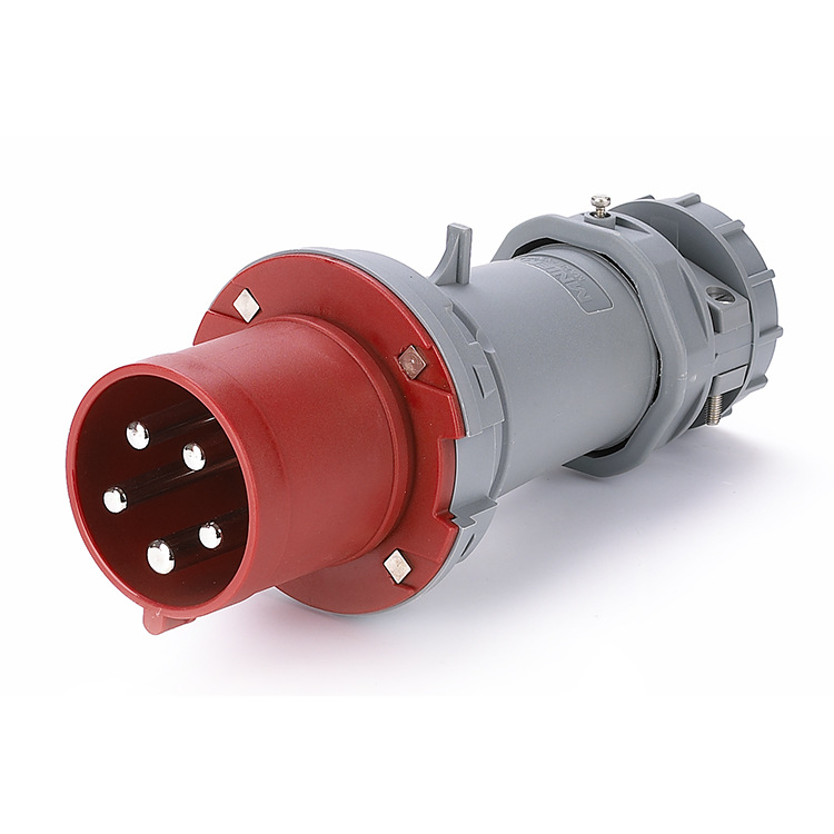 MN6501 3P+PE+N IP44防尘防溅工业插头，国曼插头
