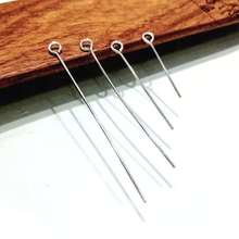 ��ׯ 925���y�����DIY��� ���y����S��ֱ�N ����0.6MM 9���