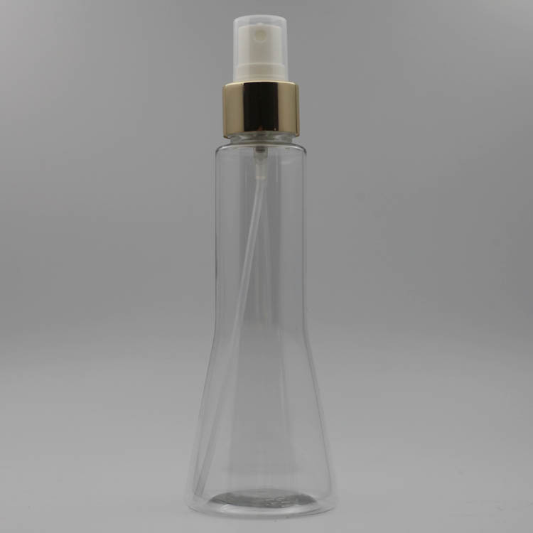 厂家直销 140ml pet锥形塑料瓶 化妆品瓶 喷雾瓶 异形塑料瓶