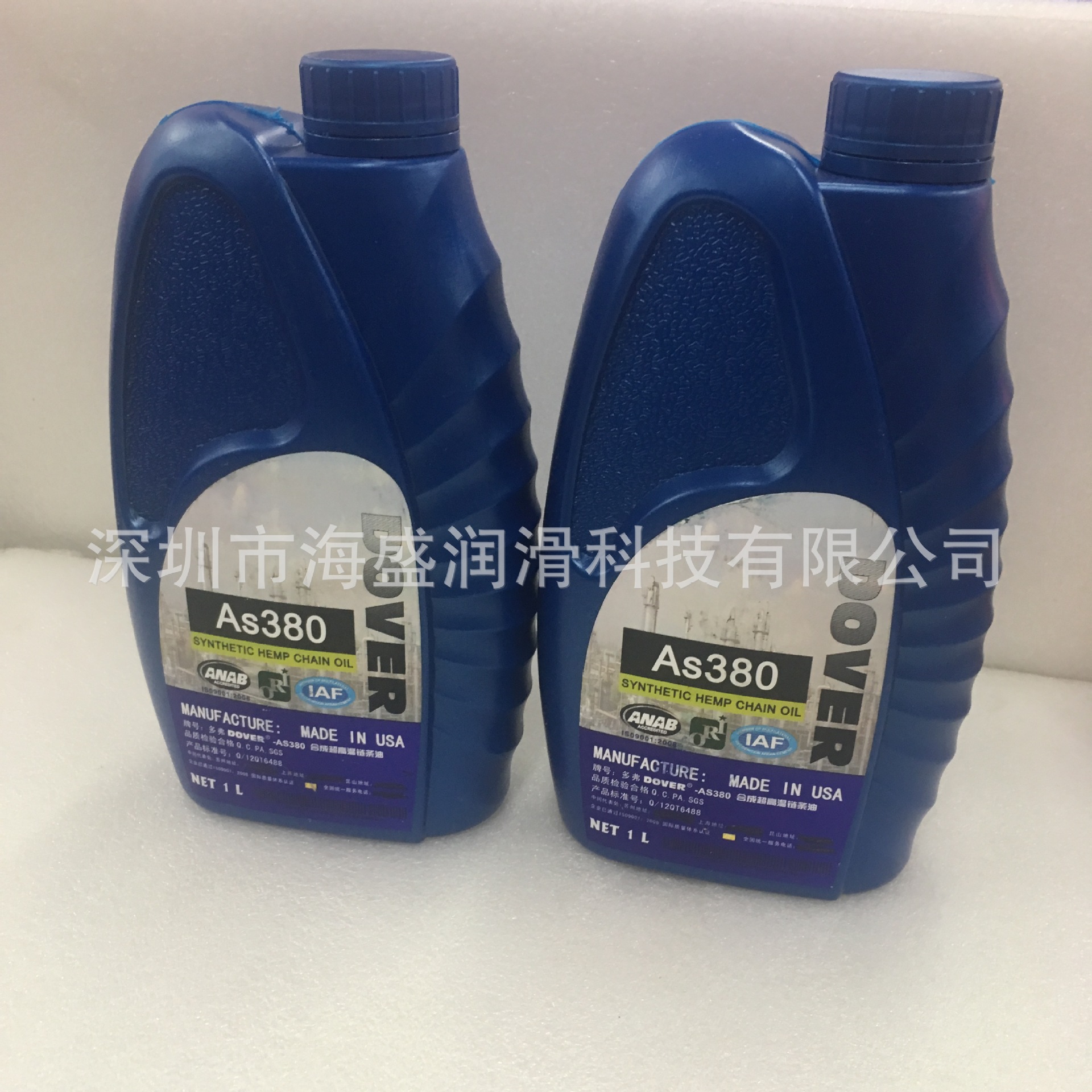 劲拓回流焊高温链条油AS380美国多氟DOVER回流焊链条润滑油链条油