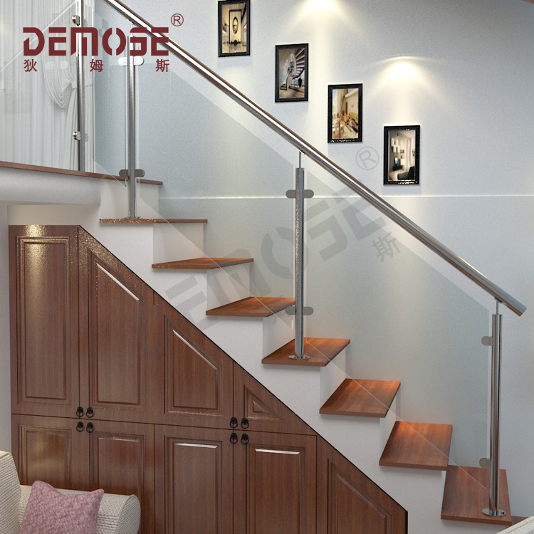 楼梯厂家 室外钢化玻璃栏杆 楼梯玻璃栏杆 阳台不锈钢玻璃栏杆