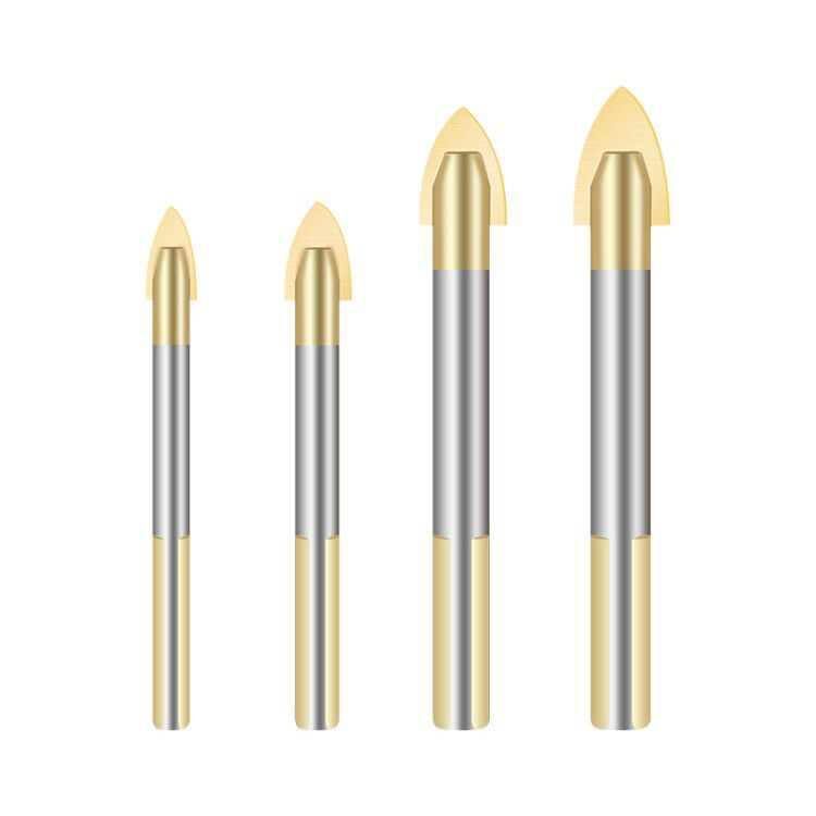 瓷砖玻璃陶瓷大理石开孔器混泥土墙壁六角柄一字三角钻头麻花扩孔