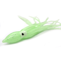 Colorful glow-in-the-dark squid lure 9.5cm 2g / 16cm 7g trolling soft bait fake lure imitation lures fishing tackle