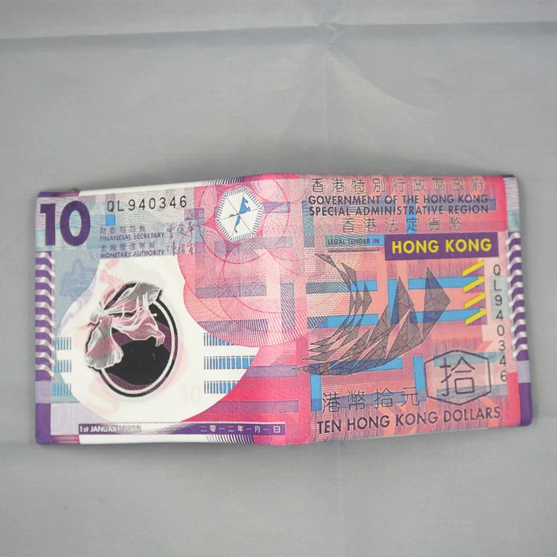 (Cross-border trading), short wallet, card holder, print, (Physicals), custom-made