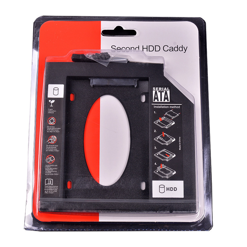SATA3.0 solid state SSD bracket bracket plastic 12. 7MM 9.5mm hard disk bracket Notebook Optical drive position