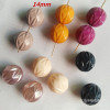 Acrylic accessory, necklace from pearl, beads, suitable for import