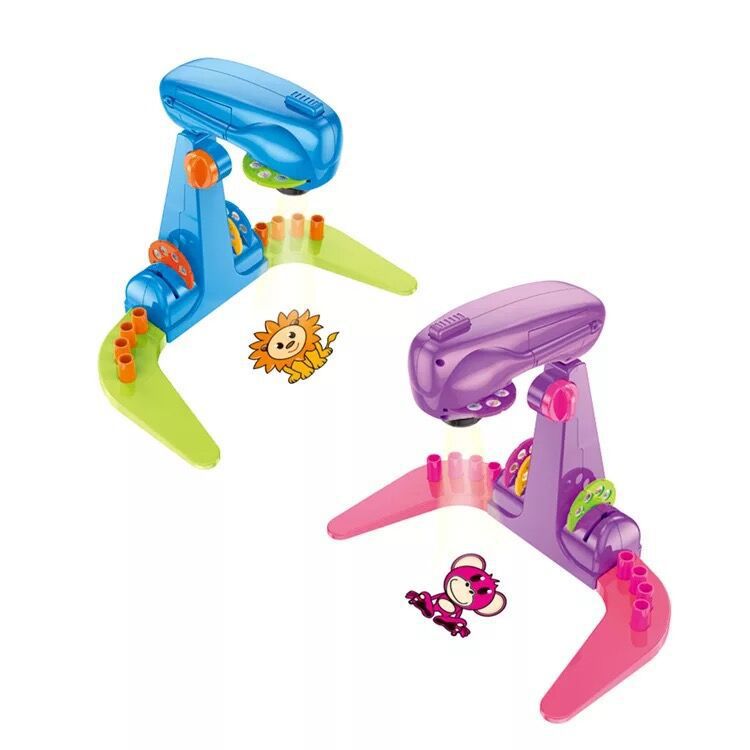 Transfronterizo Amazon Tablero de dibujo multifunción para niños Tablero de escritura de proyección Juguete luminoso de proyección educativa TikTok mismo estilo