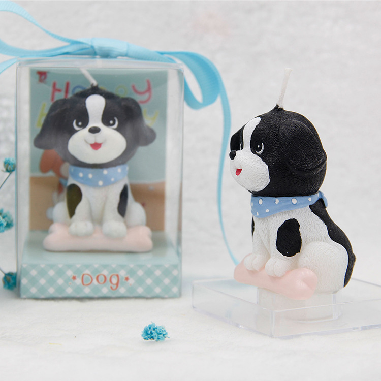 2024 Zodiaco cumpleaños vela pastel decoración tridimensional animal dibujos animados hornear decoración vela