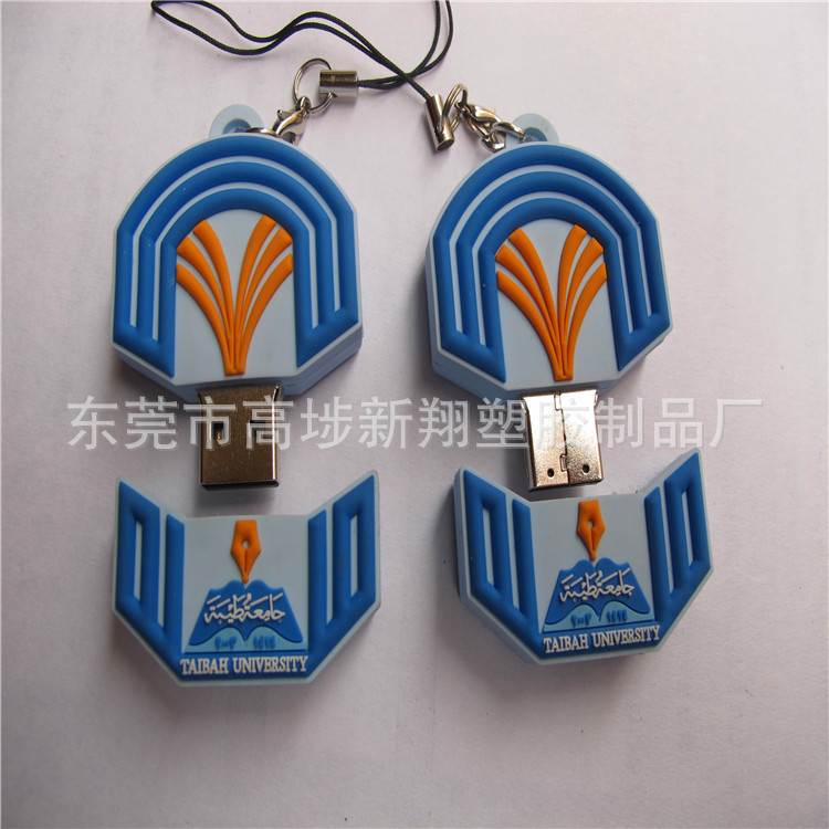Silicone cartoon plastic USB flash drive PVC from soft rubber