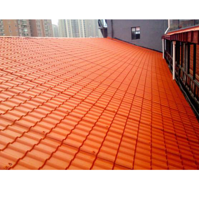 佛山建材厂家直供ASA树脂瓦不生锈屋顶瓦高档小区平改坡工程胶瓦