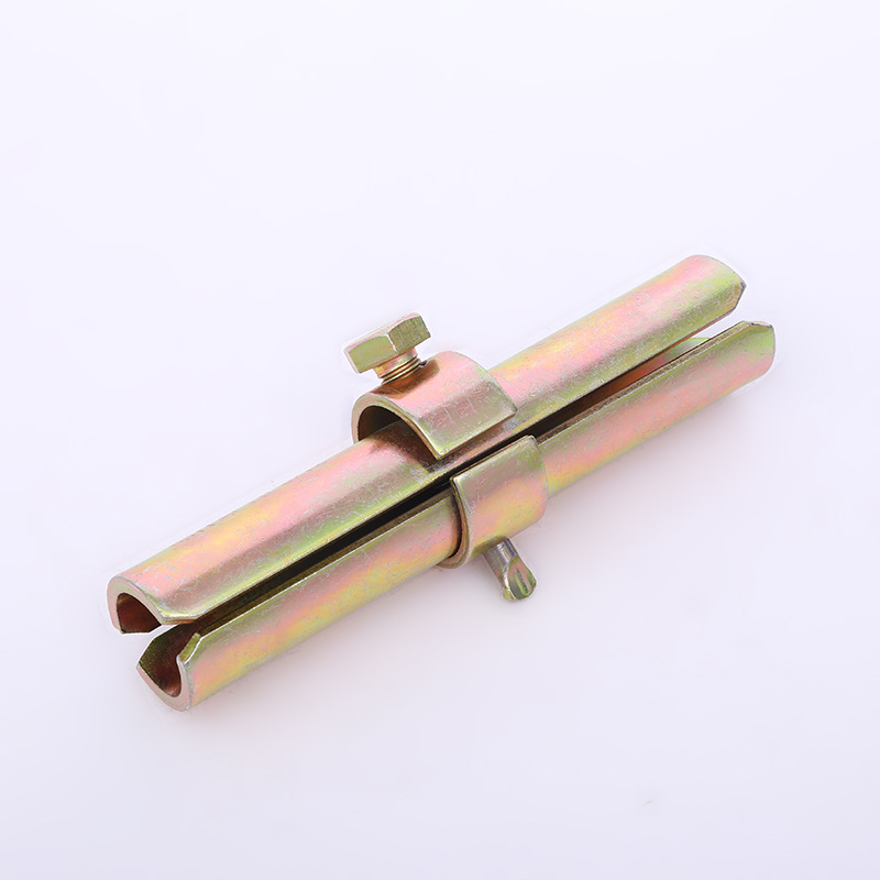 厂家供应脚手架扣件镀锌铁内接管建筑施工工地冲压内镀锌防锈