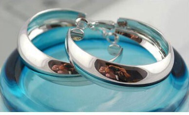 Korean style fashionable and creative earrings wholesale, wide exaggerated large hoop earrings, European and American foreign trade supply bridal earrings