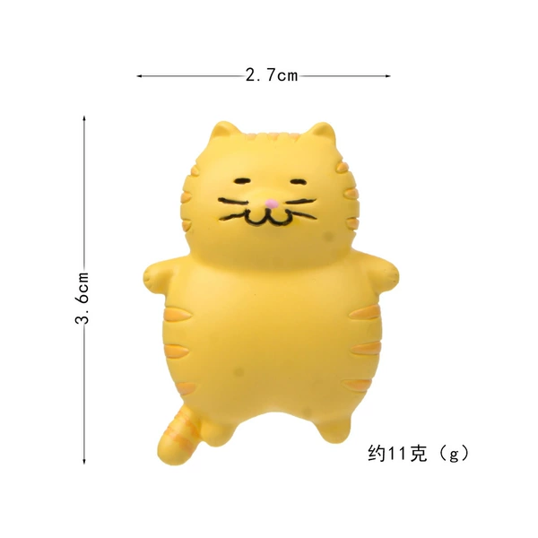 Yellow lying fat cat