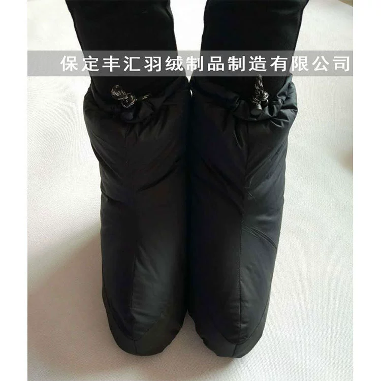 Outdoor down shoe goose down and down socks Outdoor feet keep warm