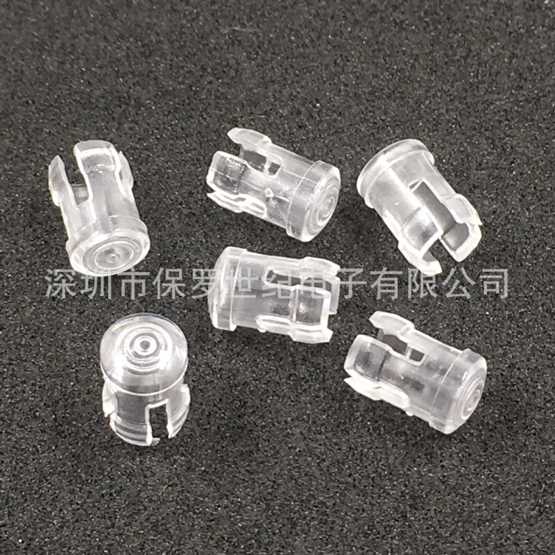 3MM 5MM LED light emitting diode lampshade light guide column light guide cap protective cover LED transparent lamp cap