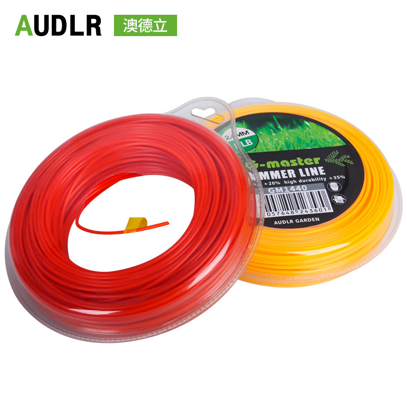 厂家直供 园林配件 尼龙打草绳 割草线 割草机配件 trimmer line