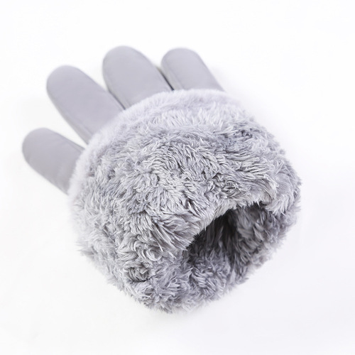 23 New Women's Winter Warm Gloves Touch Screen Velvet Thickened Windproof Cycling Electric Vehicle Waterproof Outdoor Cold Protection