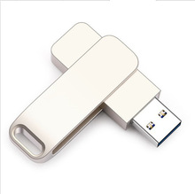 U盘厂家 高速USB3.2 Gen2 金属旋转U盘 金属固态U盘1TB定制