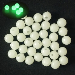 100 pieces per pack fishing flat glow-in-the-dark bead Texas rig circular bead lure fluorescent lure soft plastic accessories