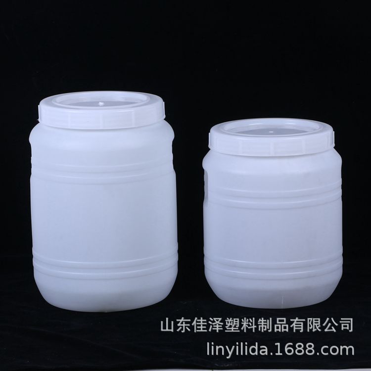 厂家货源大口圆桶10升15升塑料水桶豆腐乳桶酵素桶米桶水桶螺纹盖