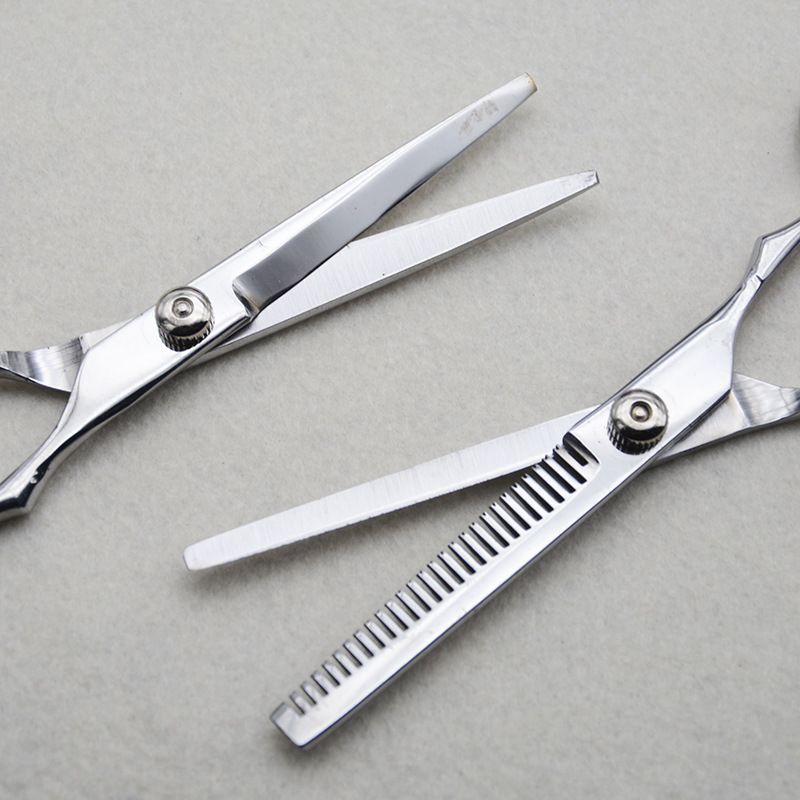 Ciseaux de coiffure professionnels en acier inoxydable pour enfants_voghion.com