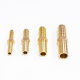 Factory wholesale one-word pagoda straight-through double-headed straight barge thickened hose two-pronged copper joint to sample
