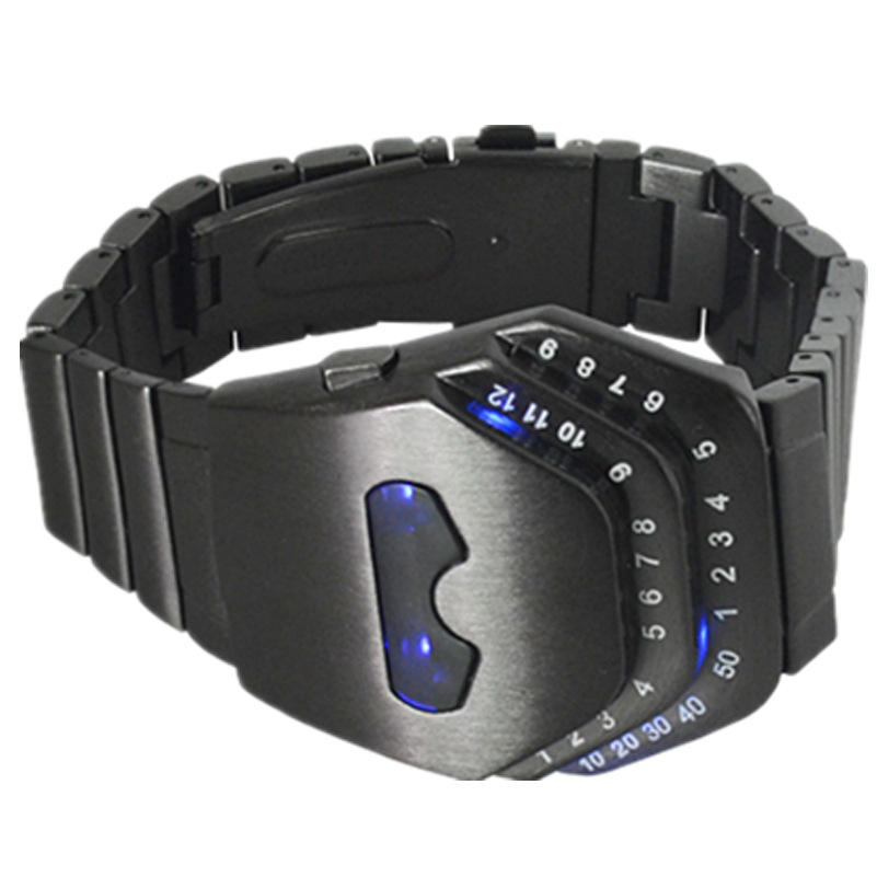 Moda cobra reloj personalidad Alien reloj electrónico luminoso reloj de pulsera de aleación
