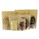 Transparent Kraft Paper Bag Yin and Yang Self-sealing Bag Self-supporting Food Packaging Plastic Bag Spot Printing Nut Tea Bag