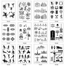 复古图标印章 透明硅胶印章 DIY相册手帐装饰 手帐透明硅胶印章