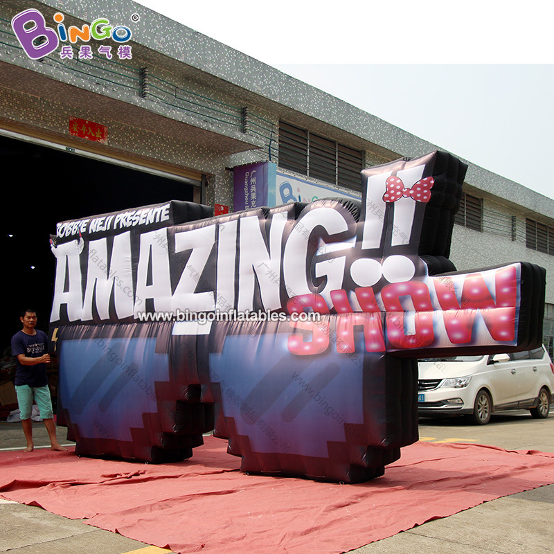 兵果充气外贸工厂直供仿真logo字母造型广告气模活动装饰气模定制