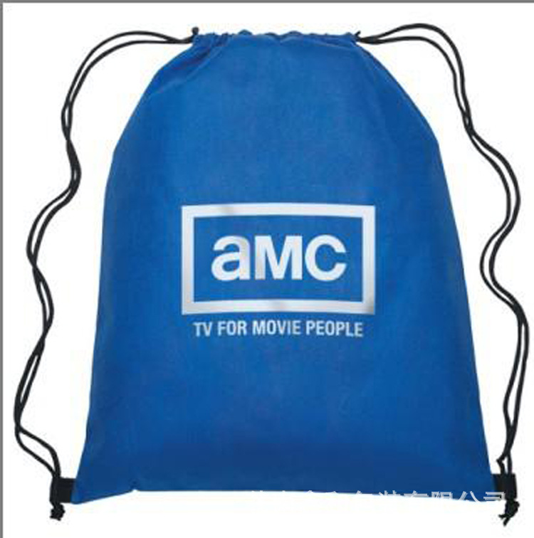 定购210D格仔尼龙束口抽绳袋 防水190t尼龙背袋 购物涤纶束口袋