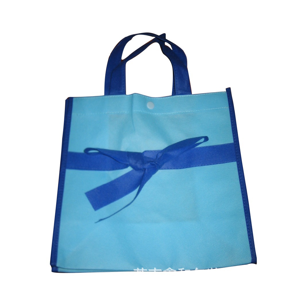 无纺布袋制作手提袋覆膜袋束口抽绳书包袋牛津袋可订购