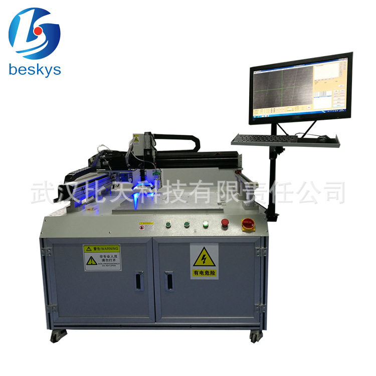 全景视觉定位自动点胶机 UV胶环氧树脂全自动点胶 太阳能电池点胶