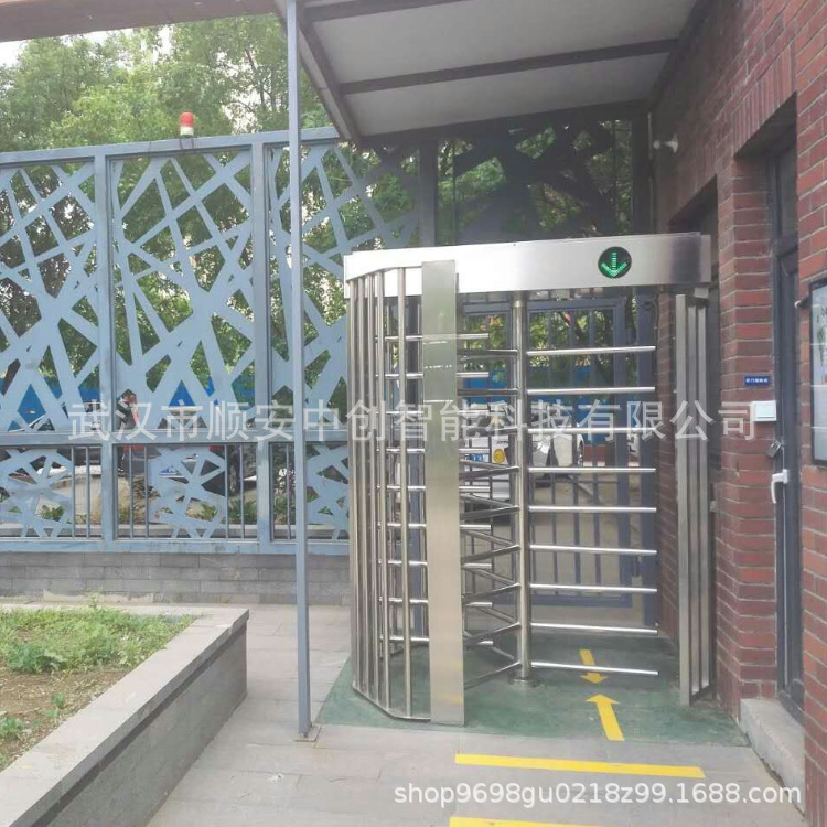 十字转闸全高闸人脸识别闸机人行通道闸小区/工地/车站/景区/监狱