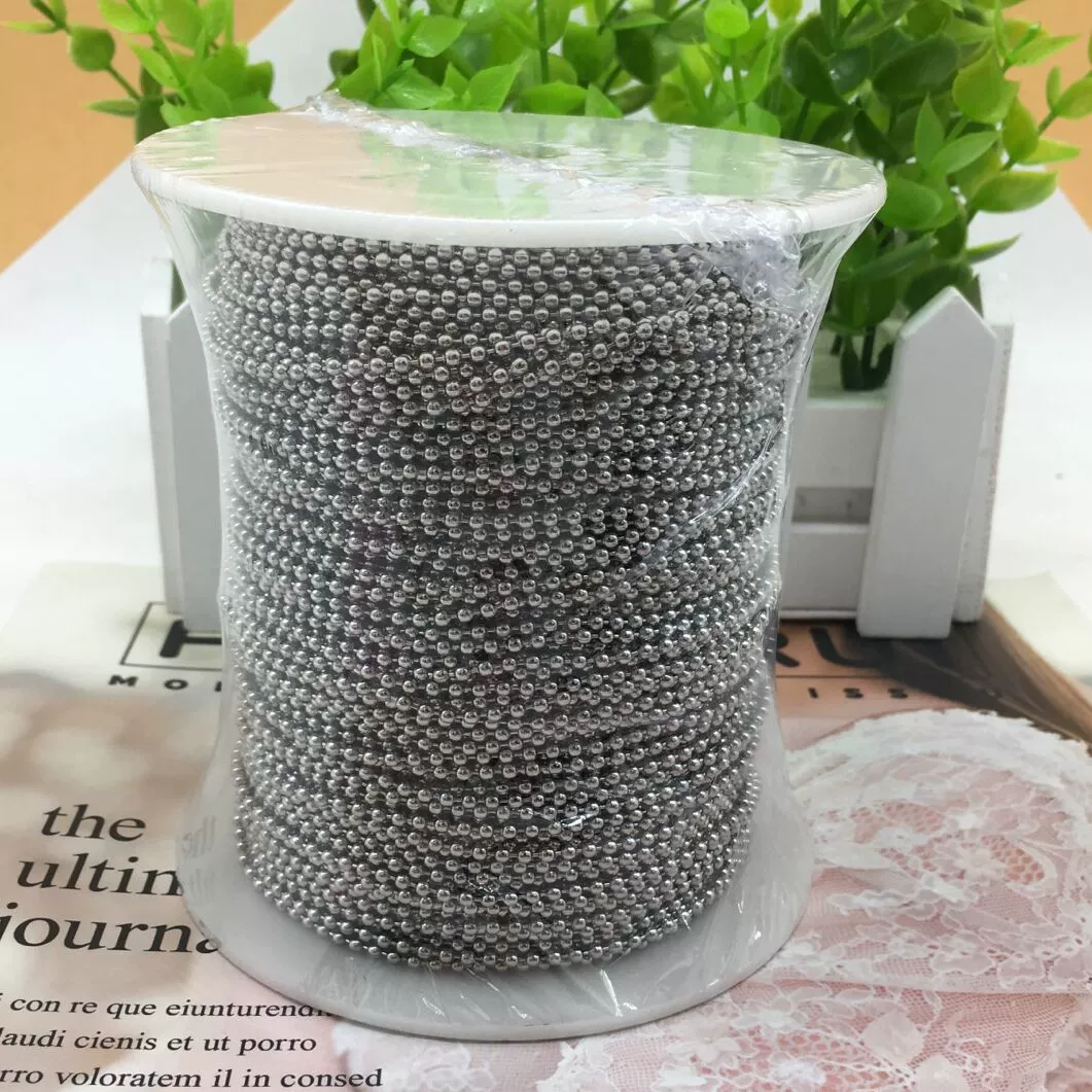 Круглые бусины из нержавеющей стали, аксессуар, аксессуары, 100 м