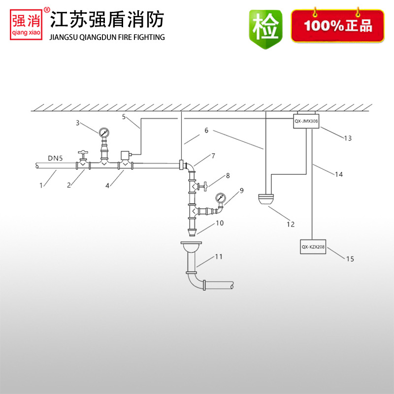 模拟末端试水装置QX-MD808 消防验收 厂家直供