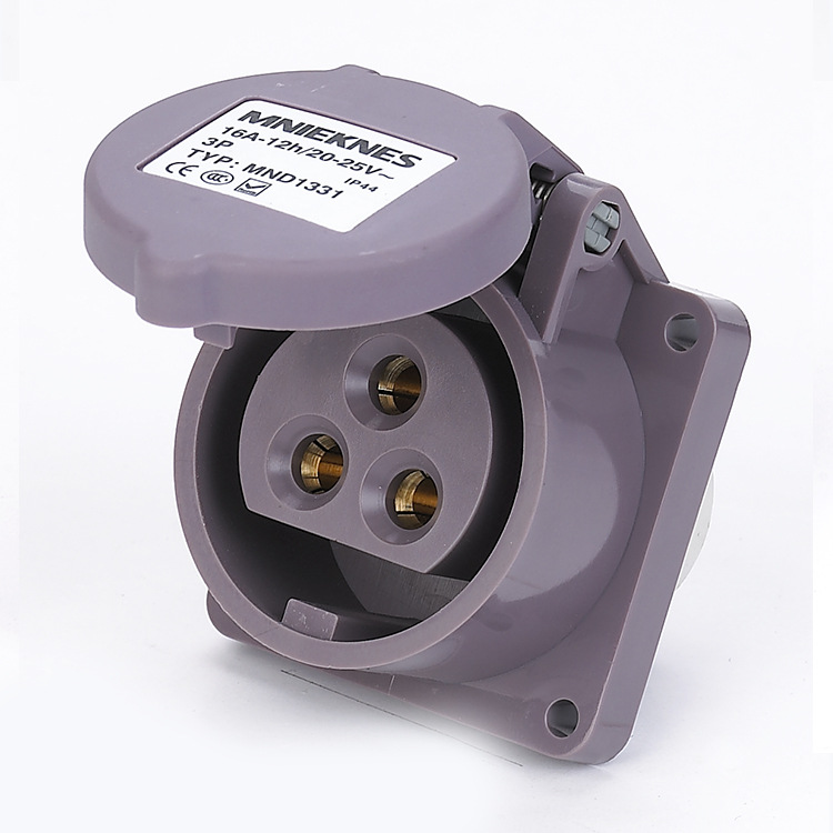 国曼电气16A低压插座MND1331 24V