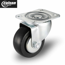 美国科顺脚轮 2系列轻型黑色万向轮定向轮 2.5寸3寸机柜轮设备轮