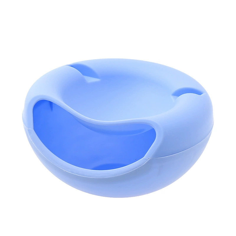 Пластиковая ленивая тарелка с фруктами может съемный двойной поднос для конфет круглая коробка для фруктов Ящик для хранения фруктов дыни