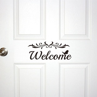 ���Q��ɫӢ�Z���N��ճwelcome���P�T�N����PVC�T�f�N��JD5229