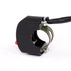Electric bike handlebar three-wire switch, dual flash motorcycle headlight switch, ABS material accessories and supplies
