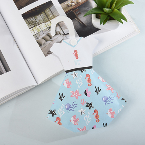 Hanging aromatherapy bag wardrobe sachet deodorizing sachet bag paper bag princess dress girl skirt sachet wholesale