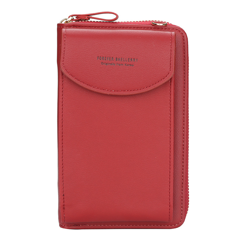Baellerry monedero transfronterizo bolso del teléfono del hombro del crossbody de las mujeres bolsillo largo de la moneda de la cartera de las mujeres