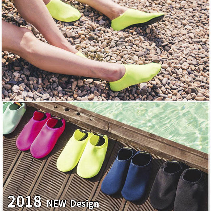 Beach Diving Socks, Solid Color Outdoor Water Shoes, Snorkeling Skin-Friendly Shoes, Non-Slip Swimming and Rafting Breathable Shoes, Quick-Drying Socks