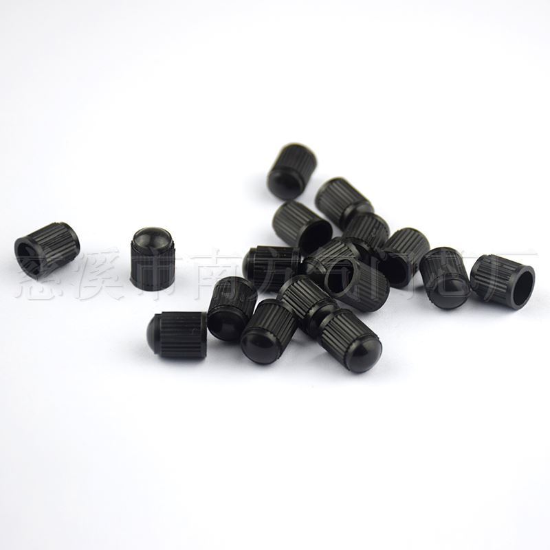 Black Plastic Valve Cap Dust Cap Car Tire Plastic Valve Cap Spot Car Anti-Slip