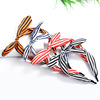 Hairgrip with bow, fashionable headband, hairpins, accessory, floral print, Korean style, wholesale